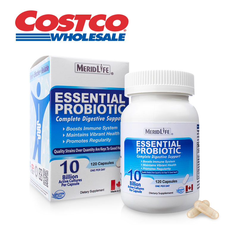 爱体健MeridLife 保健益生菌120粒 维持消化道机能 Costco直营