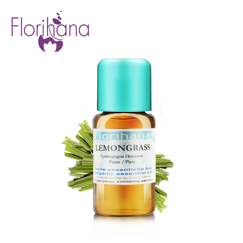 Florihana柠檬香茅精油 深层清洁美白提拉紧致提神收缩毛孔按摩