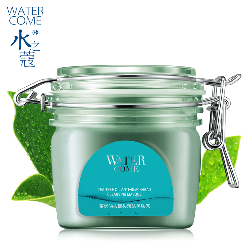 watercome/水之蔻茶树精油去黑头清洁美肤泥 污垢油脂