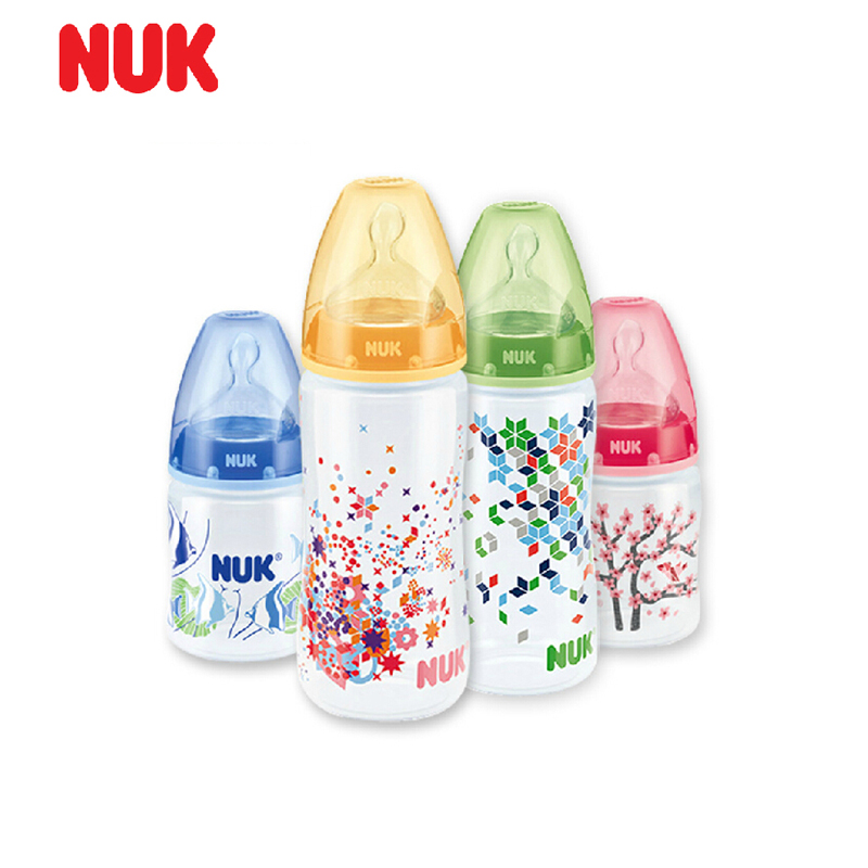 NUK 宽口PP新型彩色奶瓶 迪士尼维尼奶瓶 德国原装进口150/300ML