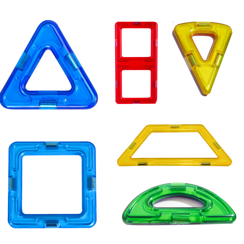 Kobo magnetic flake single piece fitting triangle square trapezoid isosceles triangle diamond fancy-shaped arc