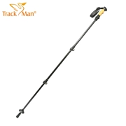 Trackman ngoài trời trekking cực khóa carbon ánh sáng trekking cực carbon sợi thiên văn gấp ba phần mía - Gậy / gậy