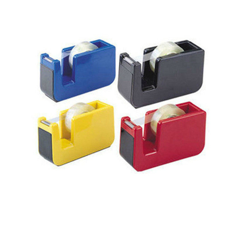 Transparent stationery adhesive tape holder adhesive tape cutter available 12mm 1 8CM adhesive tape high-grade small adhesive paper holder