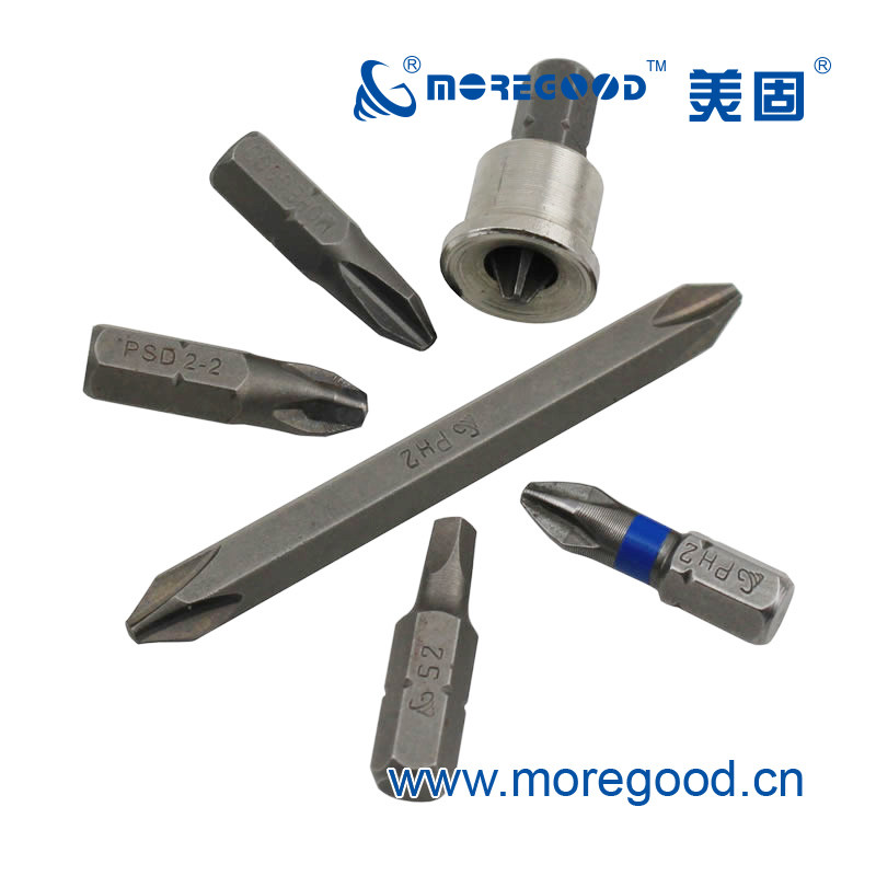 Beauty solid bagged single head screw screwdriver head electric screw screwdriver head high-strength S2 alloy electric hammer drill for drilling cross rice word slot