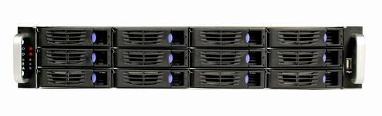 Dow and 2U 12 disc bit hot-swappable host shell S2L-06A 650MM long hot-swappable server host shell