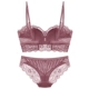 Pháp không có vòng thép mỏng áo ngực nhung ren bralette gợi cảm ngực nhỏ phụ nữ thoải mái đồ lót