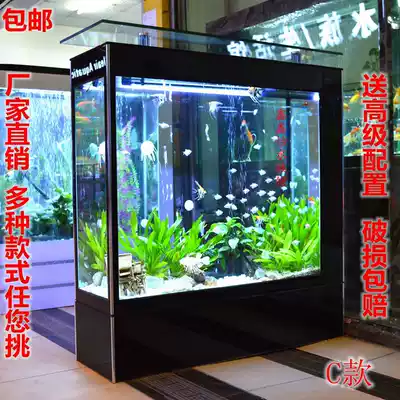 European fish tank aquarium ecological water-free screen partition polycrystalline glass 1 2 meters 1 5 meters can be customized