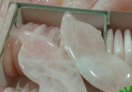 Natural powder crystal scraping rod Massage rod with rod face body dial hoist(one)