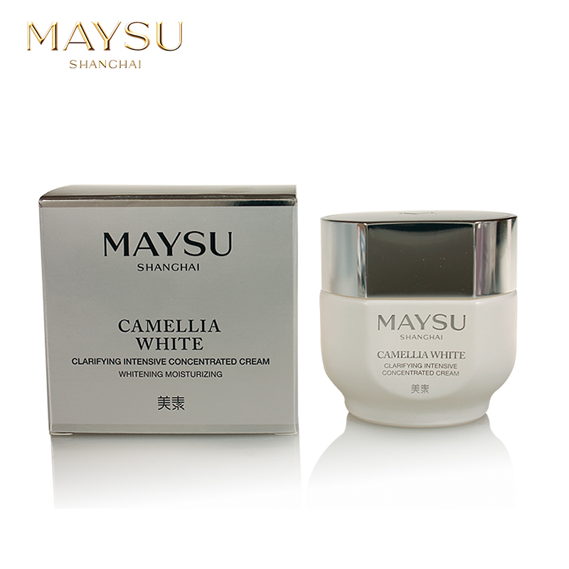 MAYSU/美素冰清玉润皓白无瑕深透精华霜 深度滋润美白保湿化妆品