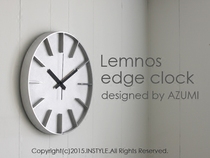 Japan tax package direct mail lemnos wall clock living room Nordic clock wall clock literary AZ-0115