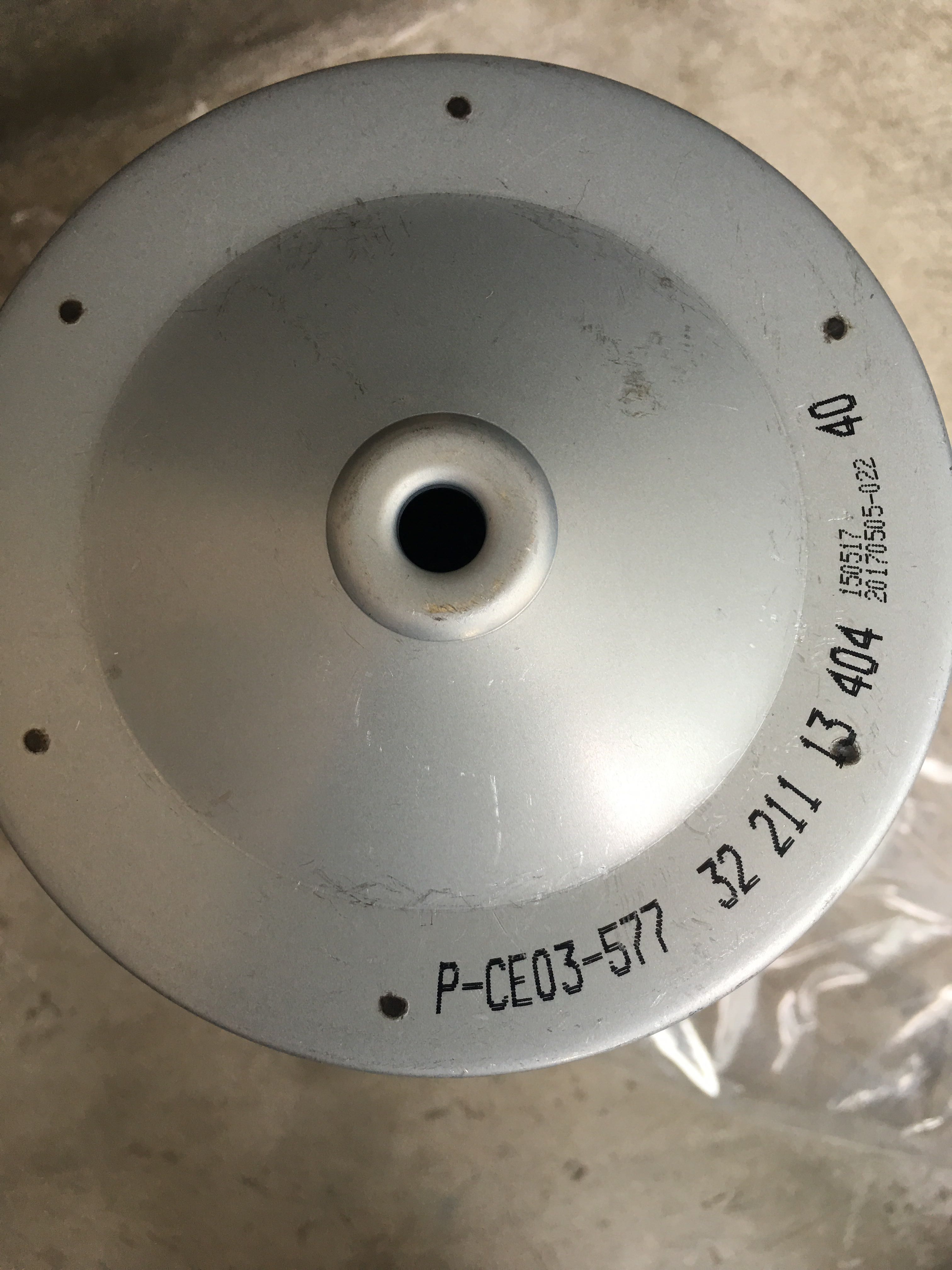 Kobelco air compressor oil gas separator AG37 P-CE03-577
