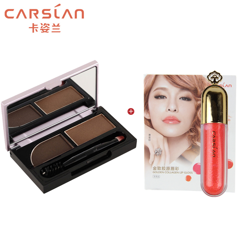 卡姿兰彩妆 大眼睛俏眉立体眉粉2.2g防水持久易上色自然彩妆