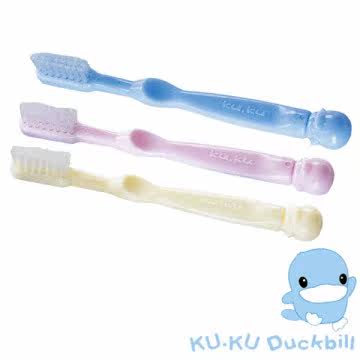 [KU.KU酷咕鸭]幼儿造型牙刷-3入(5-12岁)
