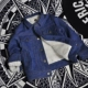Trẻ em cộng với nhung denim 2 bé trai áo dày 3 mùa đông Trẻ em 4 tuổi mặc bé gái mùa thu 5 trẻ em mùa đông áo khoác trẻ em hàn quốc Áo khoác