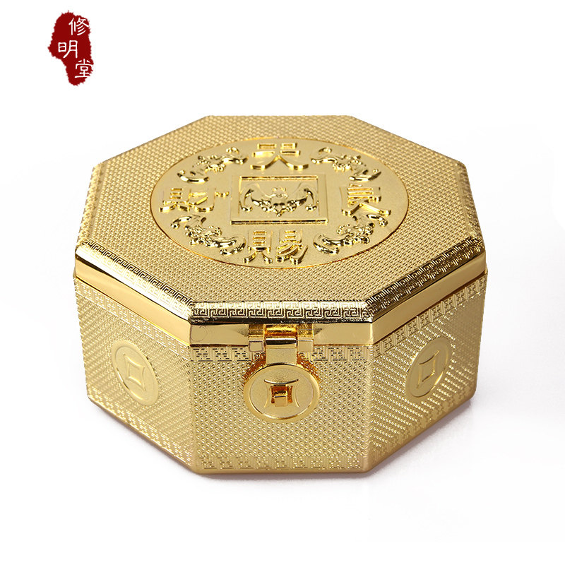 修明堂 2016特价大黑天财神必备风水财箱 李居明正品天赐良财财箱