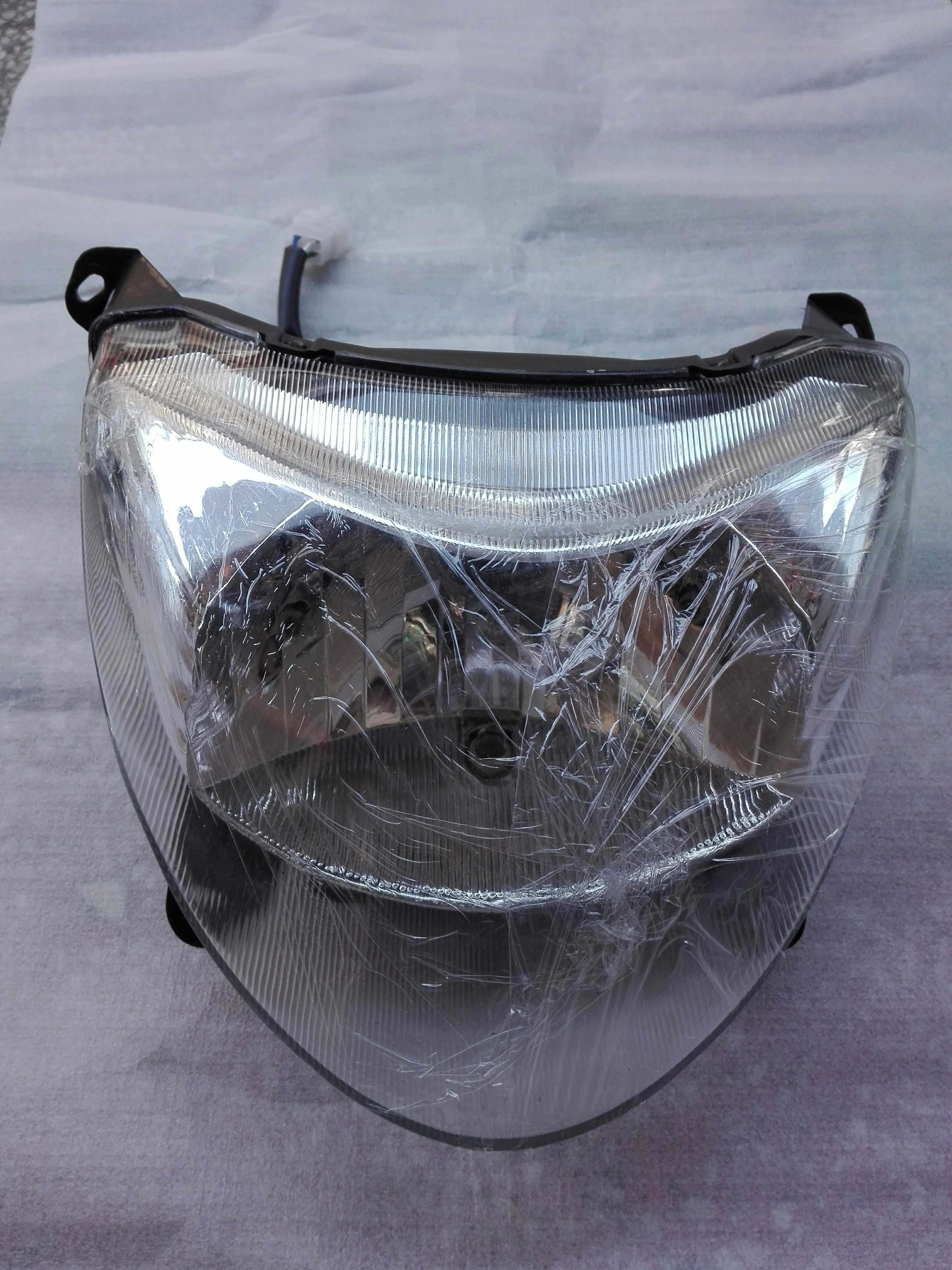 Female Locomotive Electric Bike Electric Bike New Princess Leisucha Middle Sand Second-generation Headlights Assembly Living-room Lamp Glass