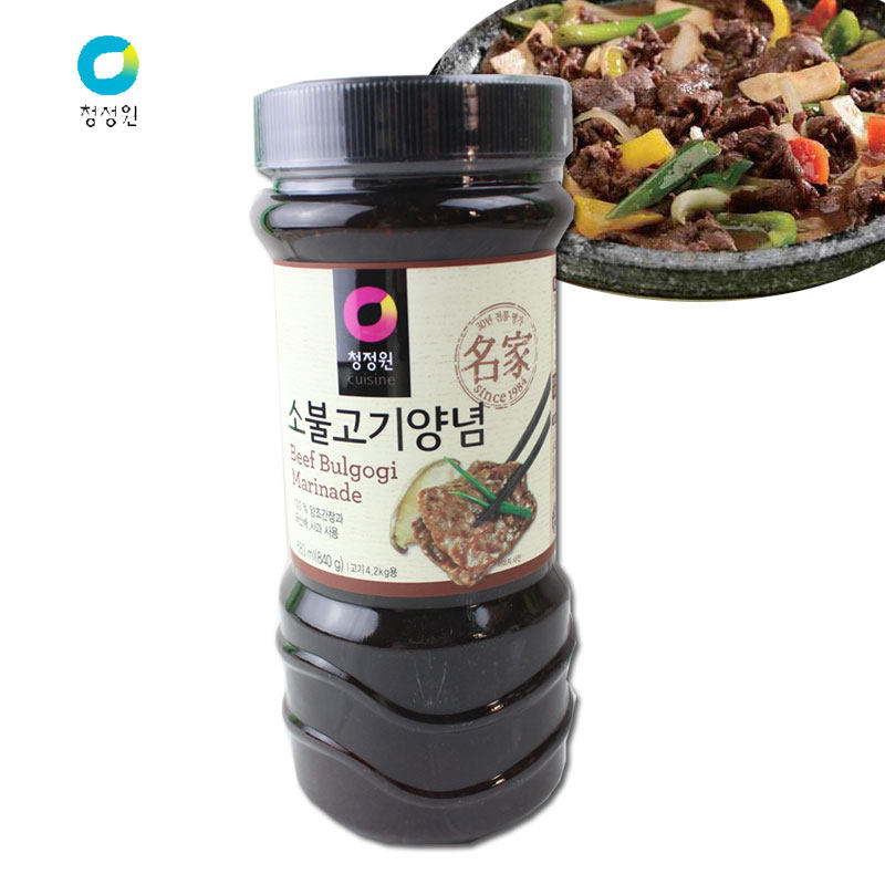 Korea imported Qingjingyuan roast beef sauce 840g barbecue sauce Barbecue sauce Pickled meat roast beef sauce
