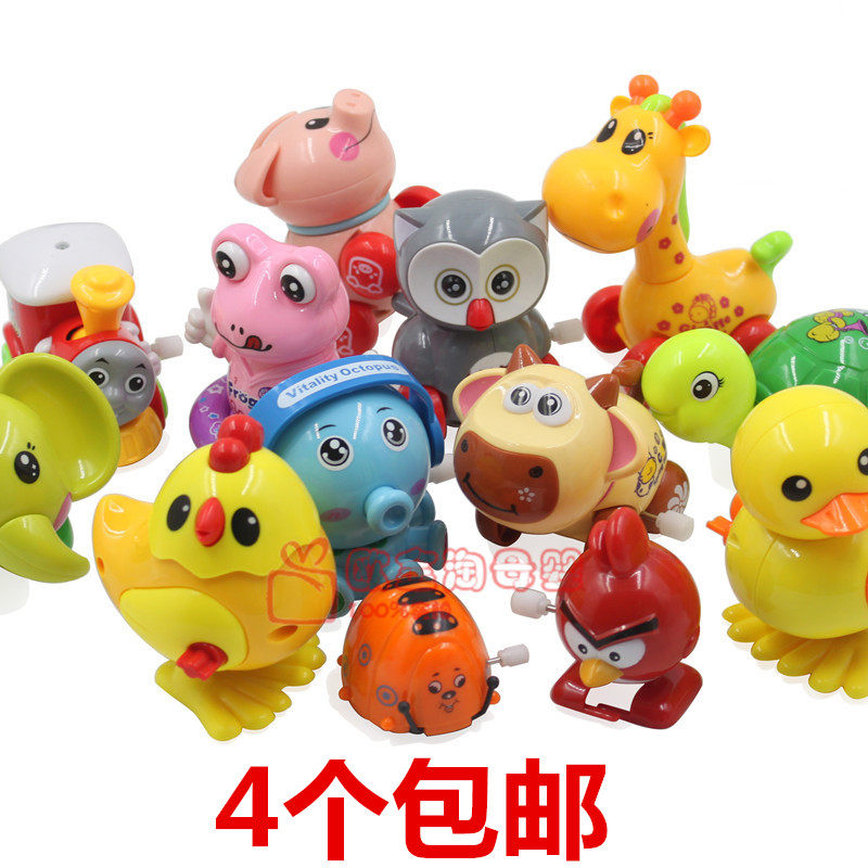 Baby guides crawl Clockwork Toys Baby children upper string Necklace Bar Puzzle Animal Toys 0-1-3 years old