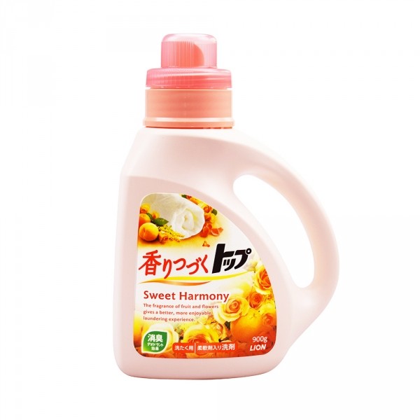 LION日本狮王香氛柔软浓缩洗衣精900g台湾官网直邮进口