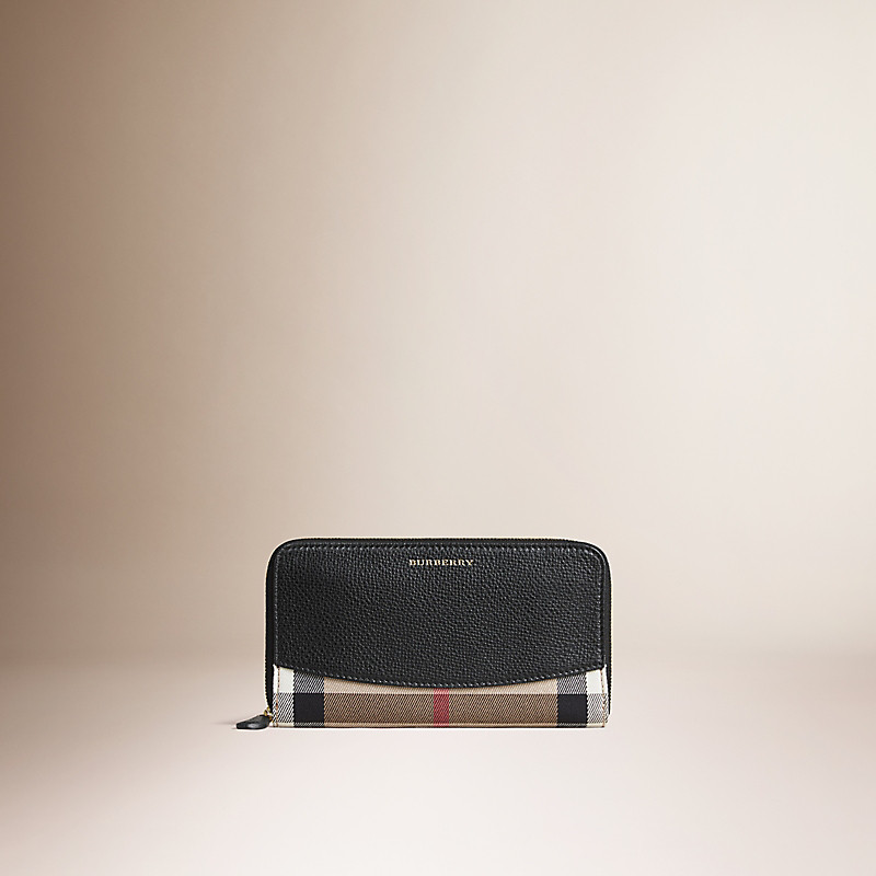 BURBERRY/博柏利House 格纹皮革钱夹 39753341