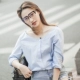 Thời trang cá tính hộp lớn kính phẳng sao mô hình kính râm kính thể thao khung bức xạ UV kính râm