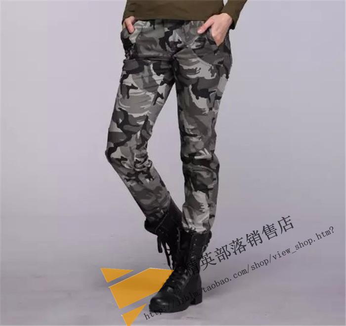 ELITE TRIBE ELITE TRIBE WCK-5693 women's trousers military camouflage cotton simple and comfortable temperament