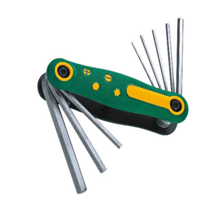 Weilang LEGACY brand 8 piece of metric folding inner hexagonal wrench 1 5MM-8MM W0174A
