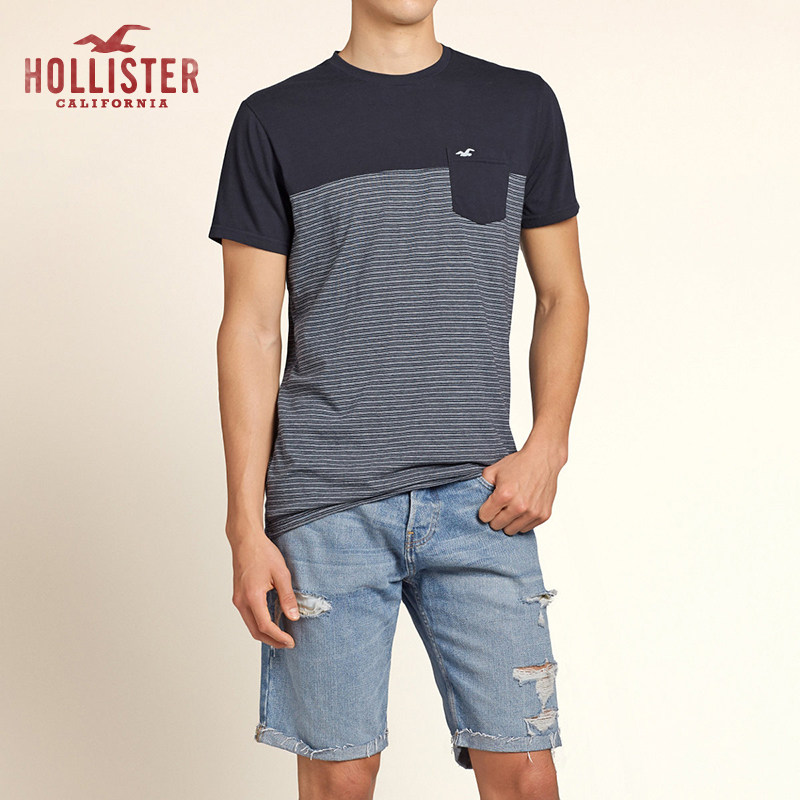 Hollister 条纹 T 恤 男 94725