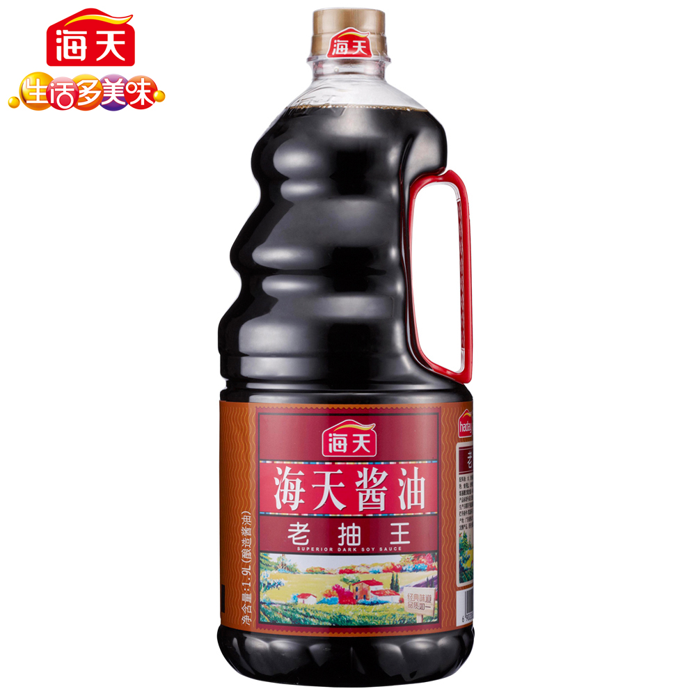 【天猫超市】海天老抽王1.9L 桶装  非转基因 调味料 酿造酱油