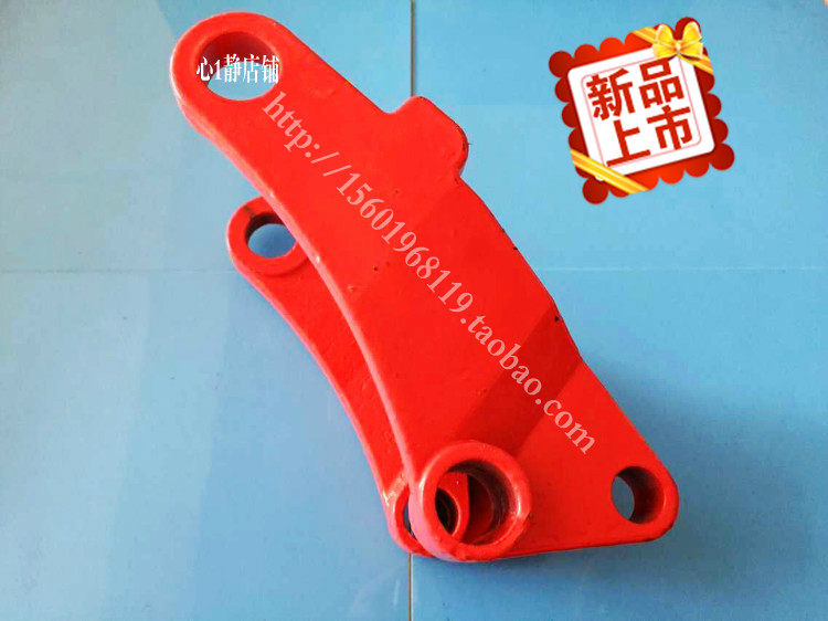 Hongfu manual hydraulic vehicle accessories ground cattle hand truck forklift small wheel frame front wheel bracket factory direct sales