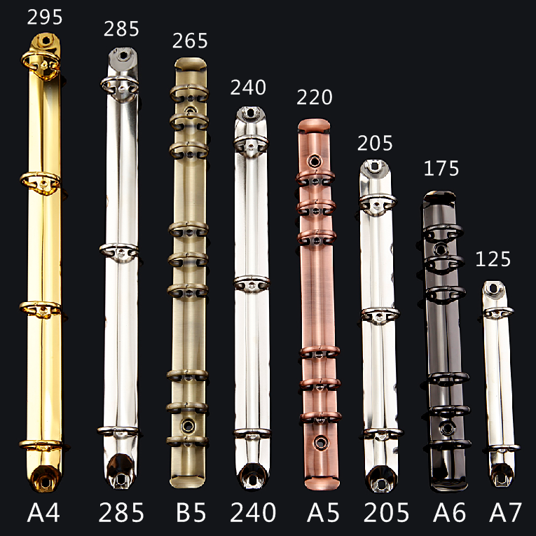 (Factory Straight Hair) Living Page clip a4a5a6a7b5 Living page clip metal loose-leaf notebook bound clip