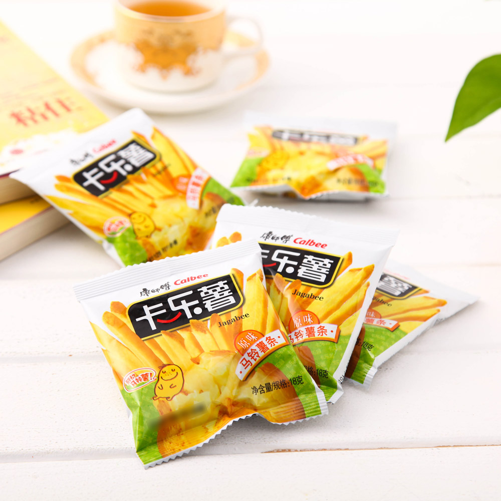 【天猫超市】康师傅卡乐薯薯条原味18G膨化零食薯片新老包装交替
