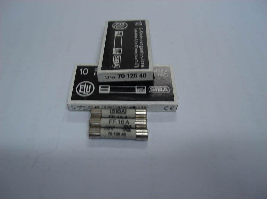 SIBA safety tube 7012540 195100 FF16 16A 500V 6 3*32mm direct shot