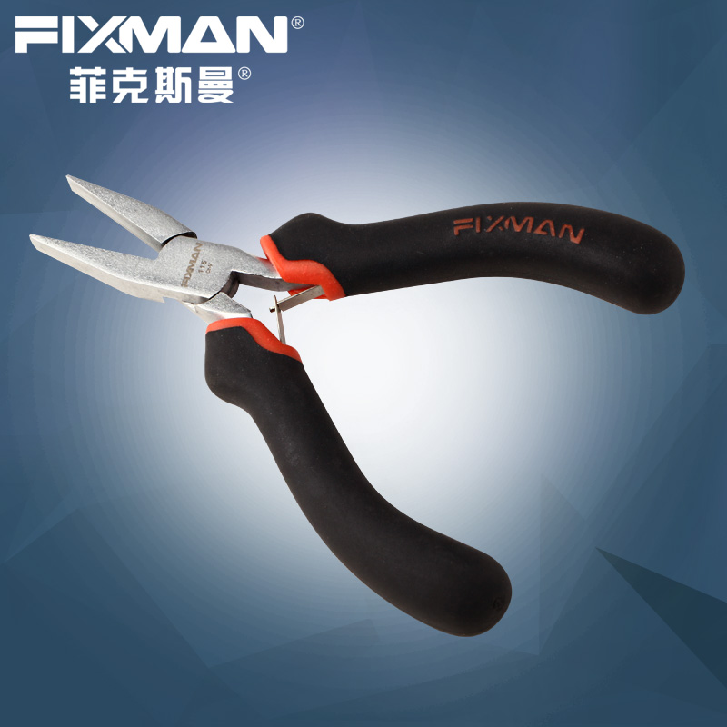 Fixman 4 5 inch mini pliers manual DIY pliers flat mouth duck mouth flat mouth pliers toothless flat mouth pliers snap