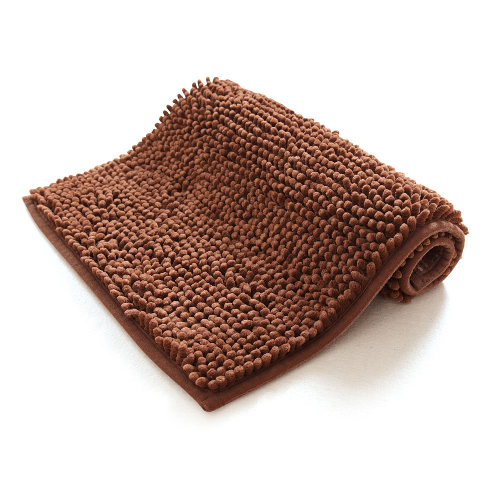【天猫超市】素雅特 精品雪尼尔吸水地垫 40*60cm 1017-002 咖色