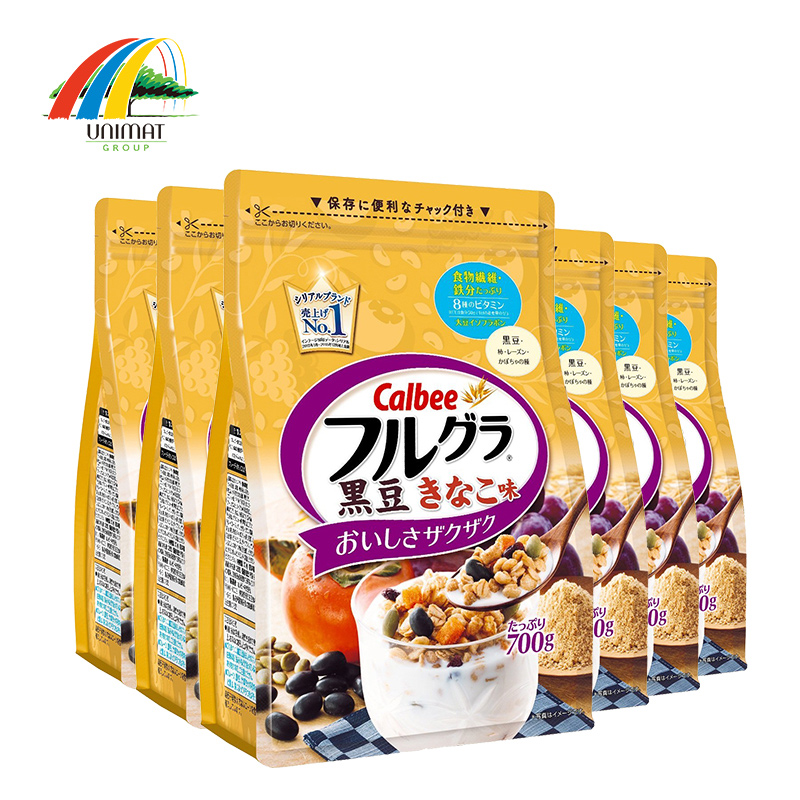 日本发 卡乐比麦片700g 谷物Calbee玉米麦片营养早餐正品 6袋装