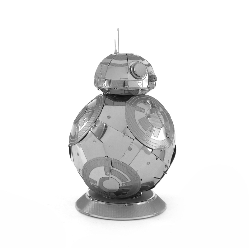 Metal Stainless Steel Diy Hand Assembled Model 3D Glue-Free Interstellar Wars BB8 Robot New Products Gift