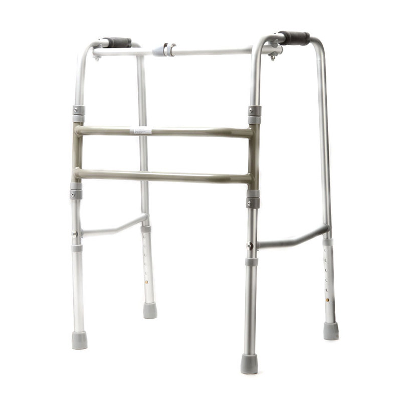 鱼跃助行器YU730四脚拐杖中老年人助行器高强度轻便携可折叠包邮