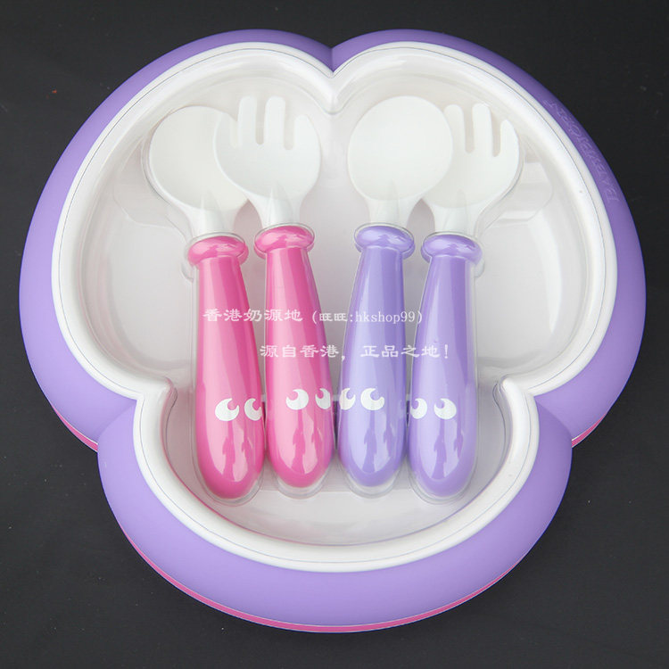 Hong Kong purchases Swedish baby bjorn baby baby dinner plate bowl spoon spoon children's set dismantling a single