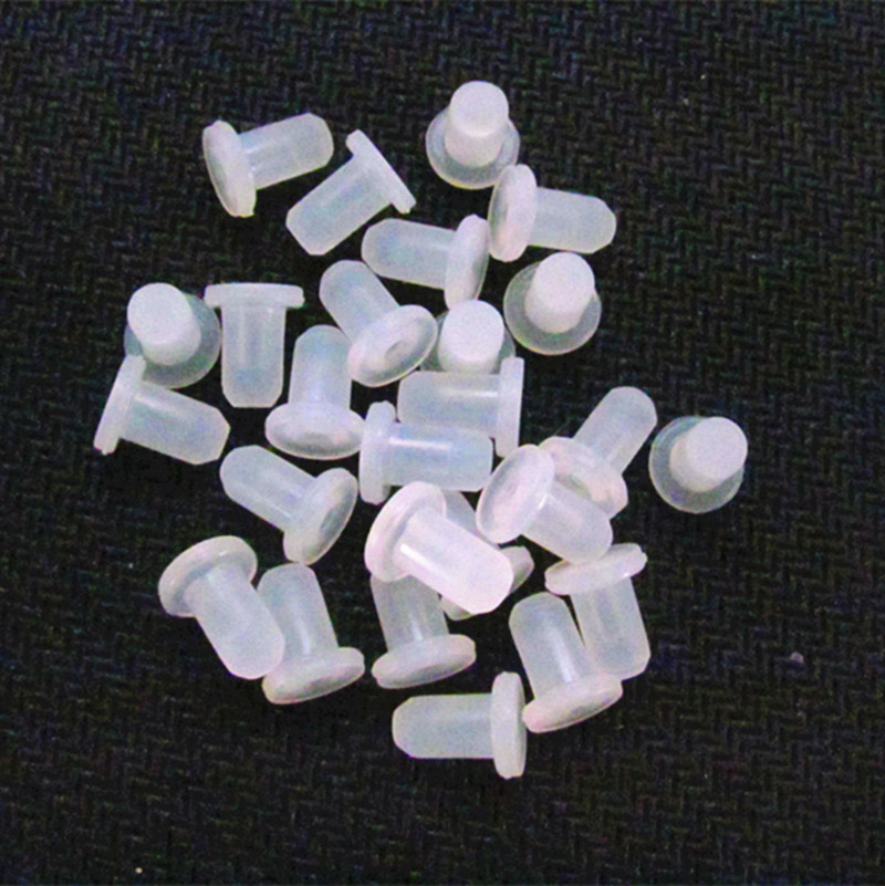 Ink wind printer continuous ink supply system accessories 4MM large solid rubber plug white seal rubber plug Cartridge line plug plug