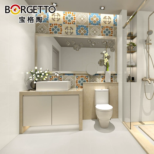 Bo Ge Tao Kitchen соответствующая кирпичная кирпичная кирпичная шлифовальная шлифовка -все -то -матовая плитка хрустальная плитка кирпич