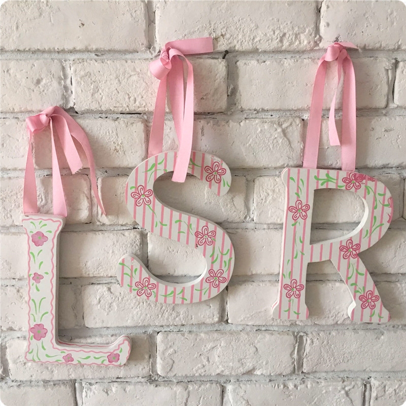 Hipster Wall pendant creative romantic LOVE wooden letter shape hanging decoration wall decoration milk tea shop decoration gift