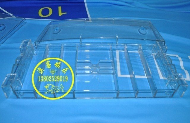 Chip box 300 acrylic plug poker bit disc Texas poker chip box chip button