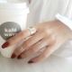 S925 sterling bạc ngón trỏ nhẫn nữ thủy triều người tối giản gió retro chuỗi xoắn mở vòng quà tặng trang sức Hàn Quốc nhẫn cặp bạc Nhẫn