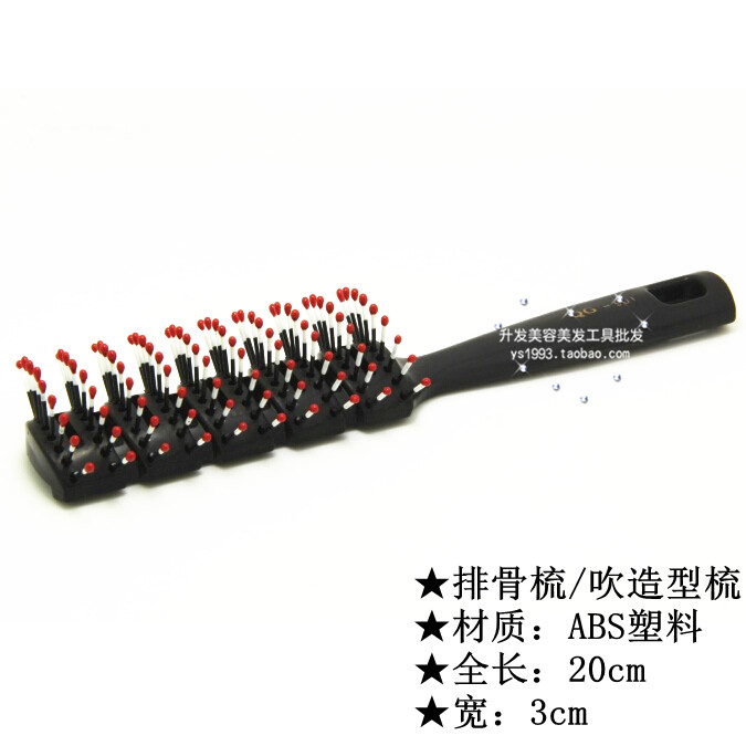 Ribs Comb Hairdressing Tool Beauty Hair Comb Styling Comb Curly Hair Comb Pear Flower Head Daily Comb