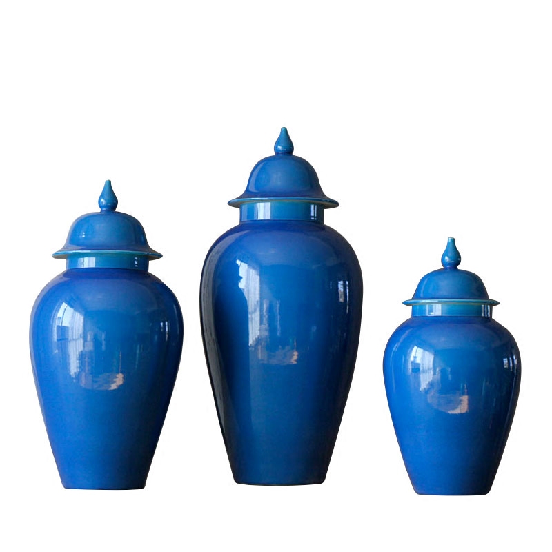 Manual booking with jingdezhen ceramics high temperature ceramic pot storage tank sitting room put vase decoration furnishing articles