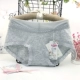 Quần lót nữ citi cotton thắt lưng lưới bên phụ nữ cotton thấm hút ẩm cotton hữu cơ thoáng khí