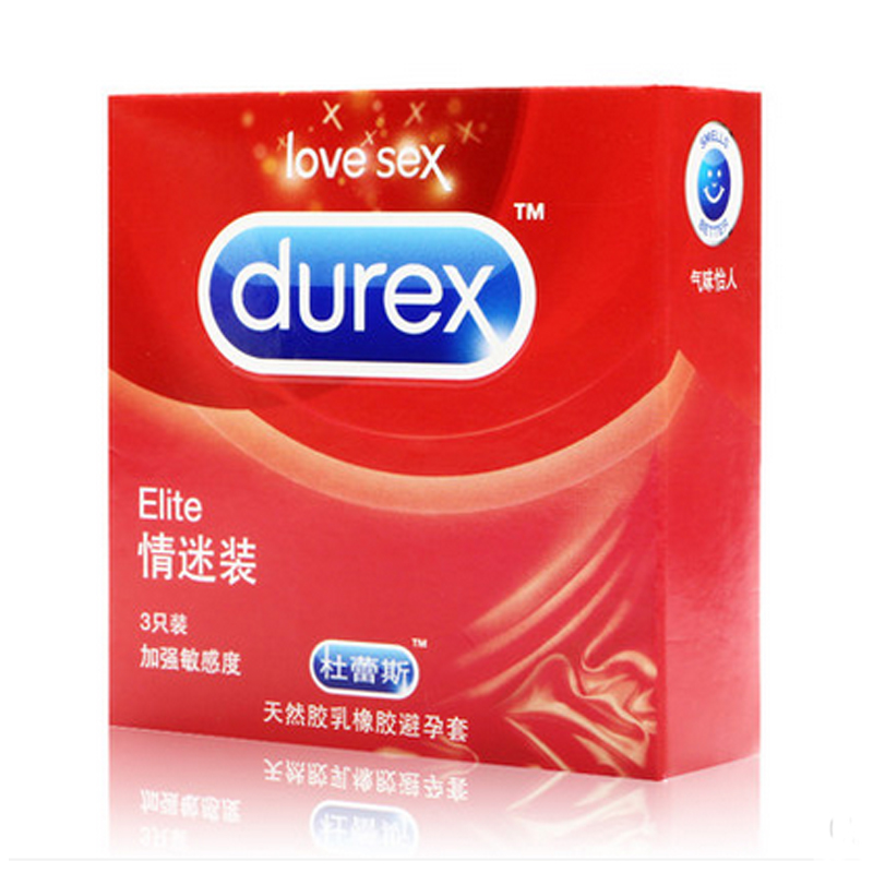 杜蕾斯 避孕套 情迷装3只 超薄敏感激情趣润滑 安全套 计生用品