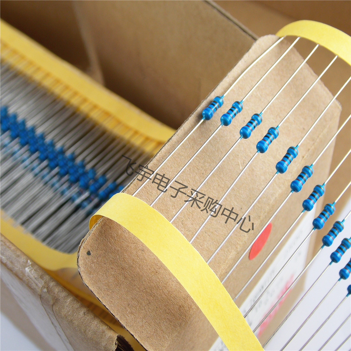 1 4W Metal Film Resistive Copper Foot 1% 0 25 W 6 8K 7 5K 8 2K 9 1K 10K 100pcs