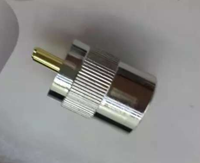 UHF-J-3 Radio Frequency coaxial connector M male head welding SL16 male head 2 pieces high frequency RF signal joint